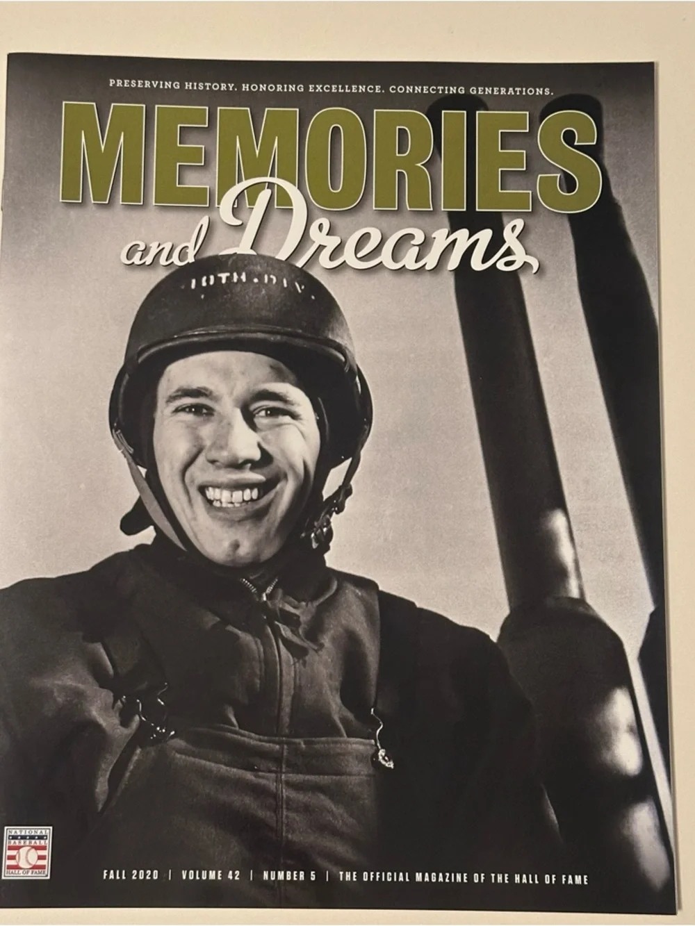 National Baseball Hall of Fame Memories and Dreams Magazine 2020 Fall & Summer